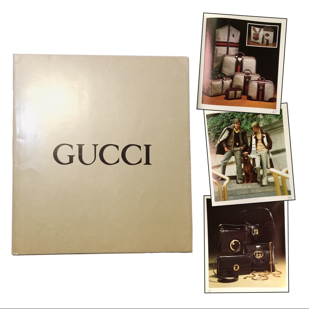 Rare 70s Vintage Gucci 1977-78 Collection Catalog